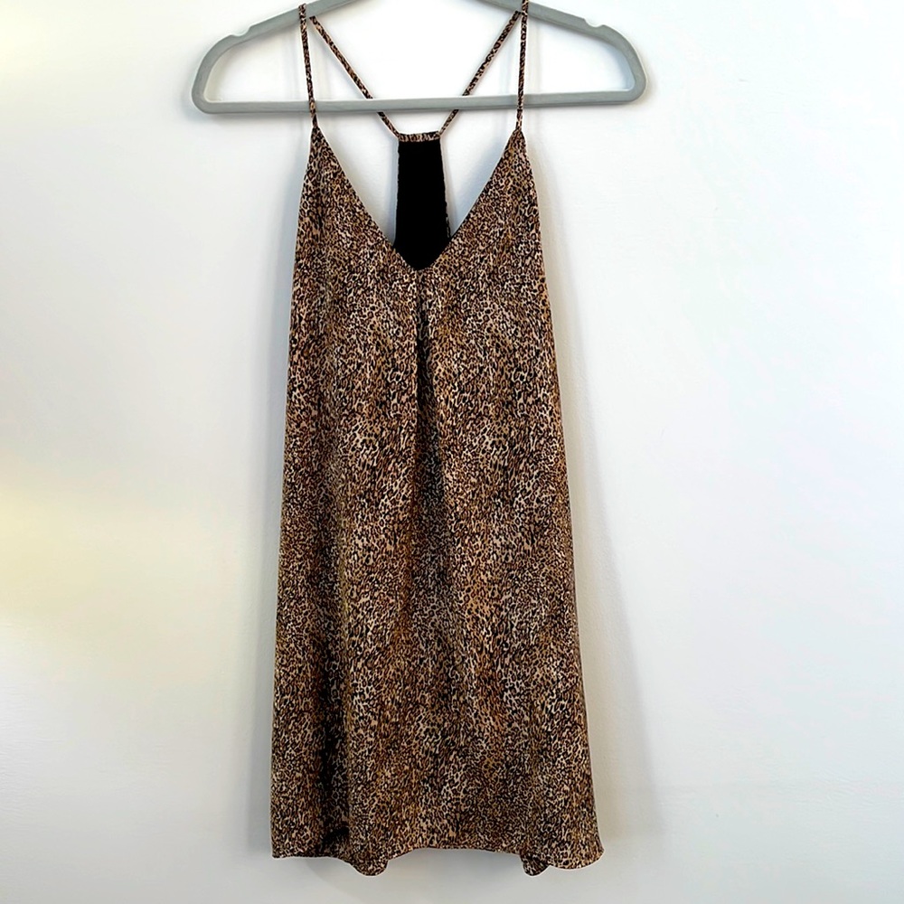 Alice + Olivia Fierra Dress leopard size small